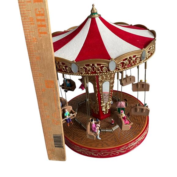 Mr Christmas Merry Brite Swing Carousel Music Not Working Vintage Decor READ - Picture 3 of 16